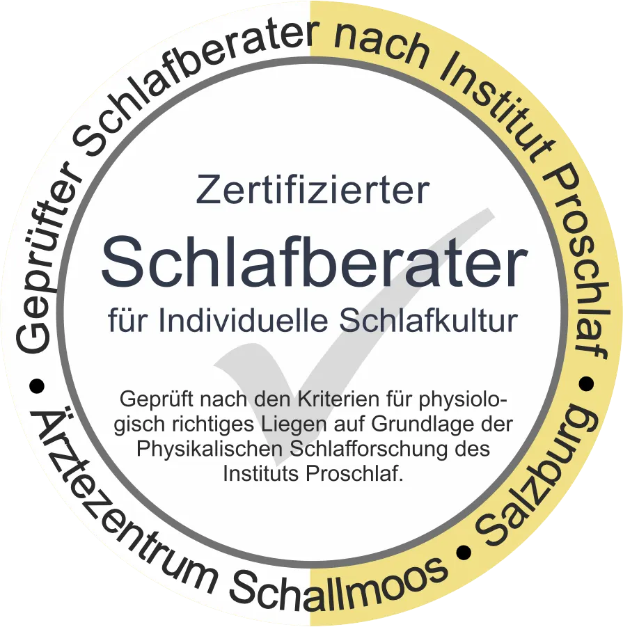 Logo zertifizierter Schlafberater